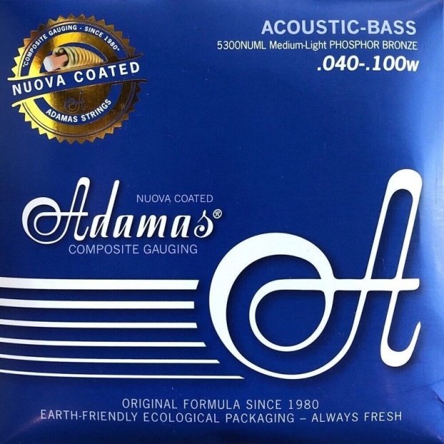 Strings for acoustic bass Nuova coated