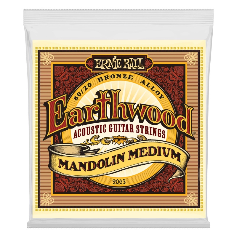 2065 Earthwood Mandolin Medium Loop End 80/20 Bronze Acoustic Guitar Strings - 10-36 Gauge