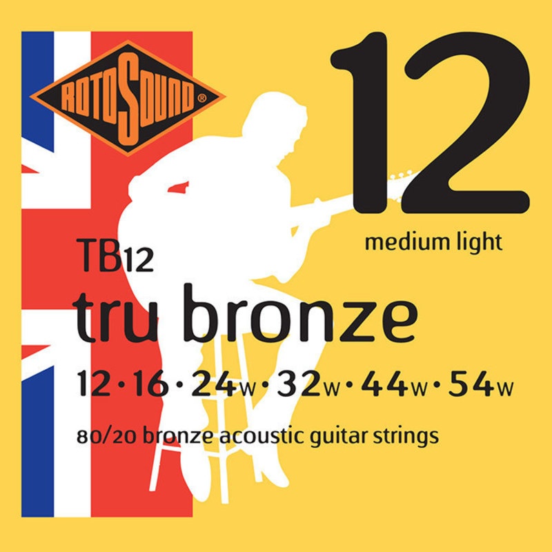 Akustilise kitarri keeled Tru Bronze