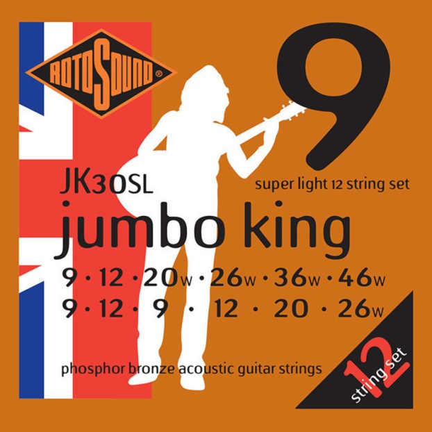 Strings for Acoustic Guitar Jumbo King