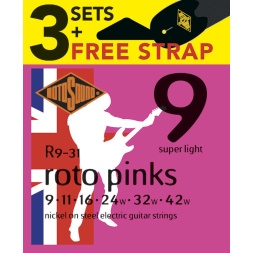 Strings for E-guitar Roto