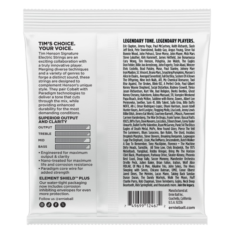 Tim Henson Signature Electric Guitar Strings - 9.5-46 Gauge