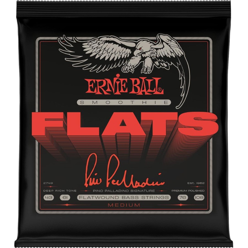 P02749 Medium Pino Palladino Smoothie Flats elektribassi keeled 43-108 Gauge