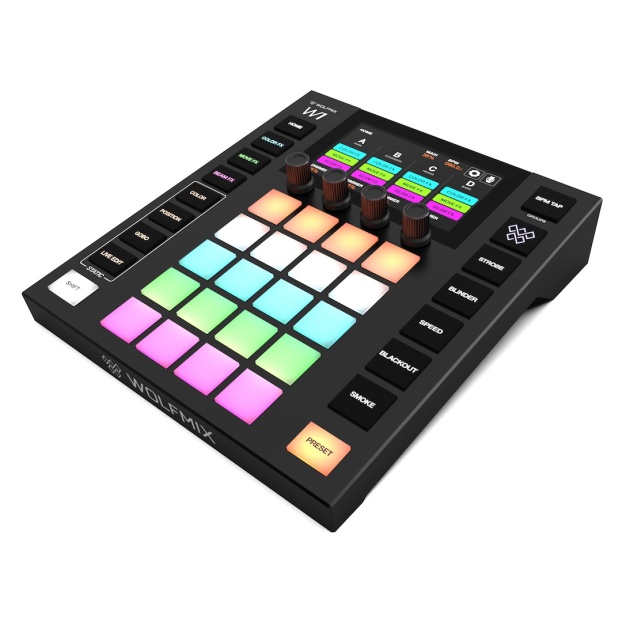 WOLFMIX-W1-MK2 WOLFMIX W1 MK2, eraldiseisev DMX-juhtimispult.