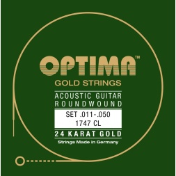 Strings for Acoustic Guitar Gold strings