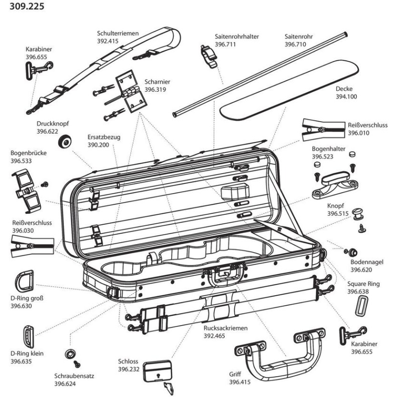 Скрипичный футляр Концерт Лютерии