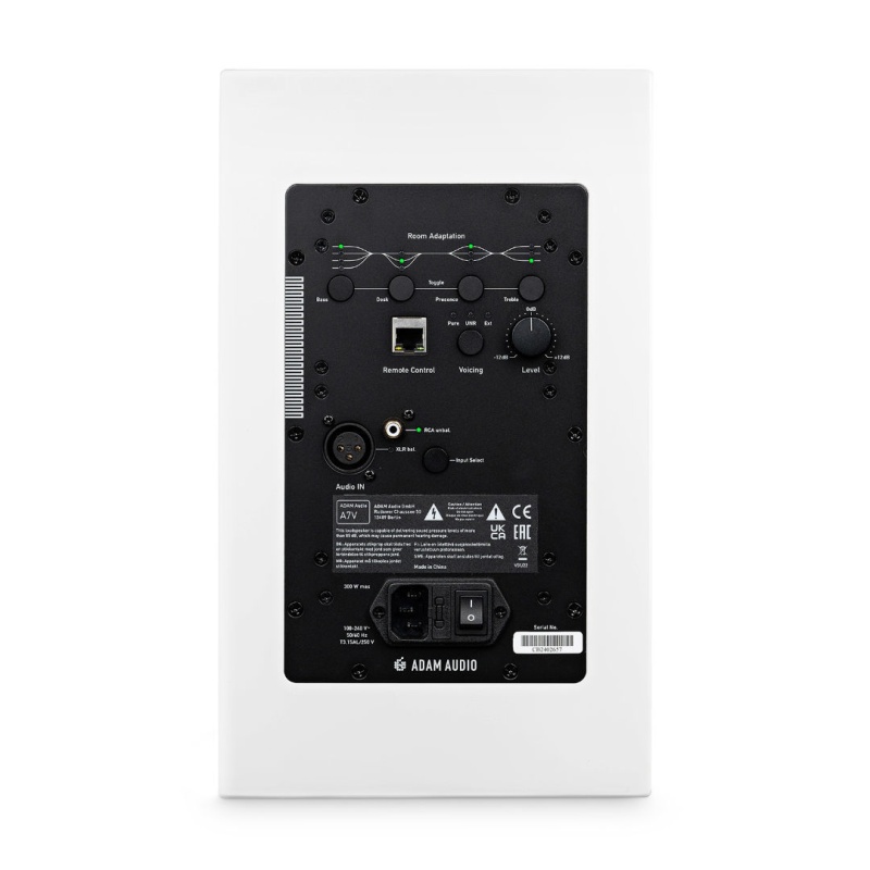 A7V – valge lähivälja monitor, 2-kanaliline, 7-tolline bassikõlar