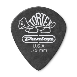 TORTEX PITCH BLACK JAZZ 3 GUITAR PICKS .72MM (72-BAG)