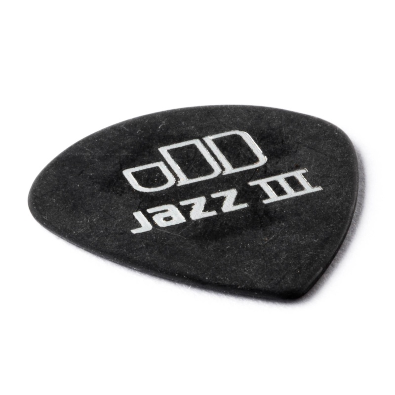 TORTEX PITCH BLACK JAZZ 3 GUITAR PICKS .72MM (72-BAG)