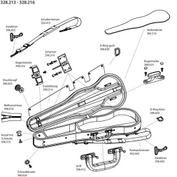 Vormikujuline viiulikast Liuteria Concerto