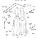 Cello case Idea Original Carbon 2.9