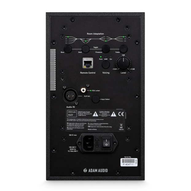 A4V – lähivälja monitor, 2-kanaliline, 4-tolline bassikõlar