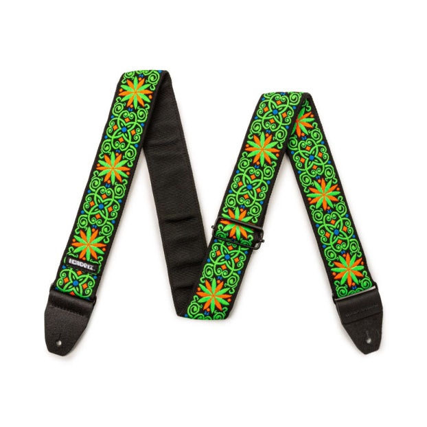 STRAP HENDRIX BKLIGHT FILLMORE GRN-EA